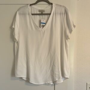 White Relaxed Short Sleeve Tee